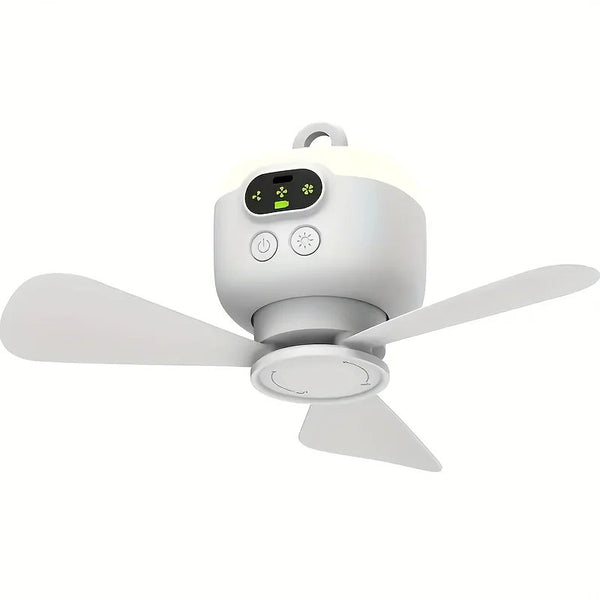 Brasseur d'air nomade avec LED et télécommande